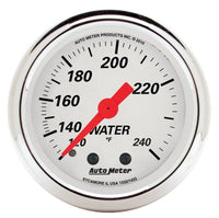 Thumbnail for AutoMeter Gauge Water Temp 2-1/16in. 120-240 Deg. F Mech Arctic White