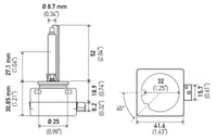 Thumbnail for Hella Xenon D1S Bulb PK32d-2 85V 35W 4300k