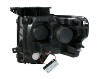 Thumbnail for ANZO 2009-2014 Ford F-150 Projector Headlights w/ Halo Black (CCFL) G2