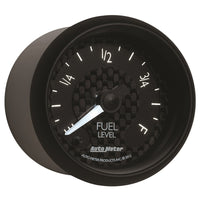 Thumbnail for Autometer GT Series 52mm Full Sweep Electronic 0-280 ohm Fuel Level Programmable Empty-Full Range