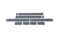 Thumbnail for Putco 07-13 Chevy Silverado Crew Cab 5.5 Box - 6in Wide (12pcs) Black Platinum Rocker Panels