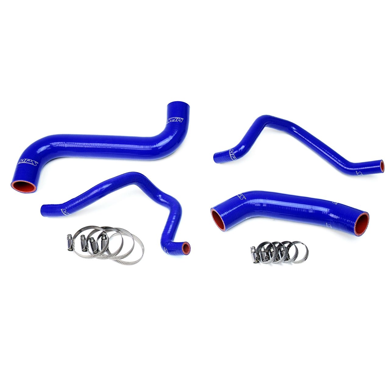 HPS Blue Reinforced Silicone Radiator + Heater Hose Kit for Subaru 2004-2005 Impreza 2.5L Non Turbo Left Hand Drive