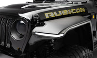 Thumbnail for Bushwacker 18-21 Jeep Wrangler JL (2-Door & 4-Door) Flat Style Flares 4pc - Black