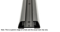 Thumbnail for Rhino-Rack RTV Tracks w/Hardware & End Caps - 74.0in - Pair