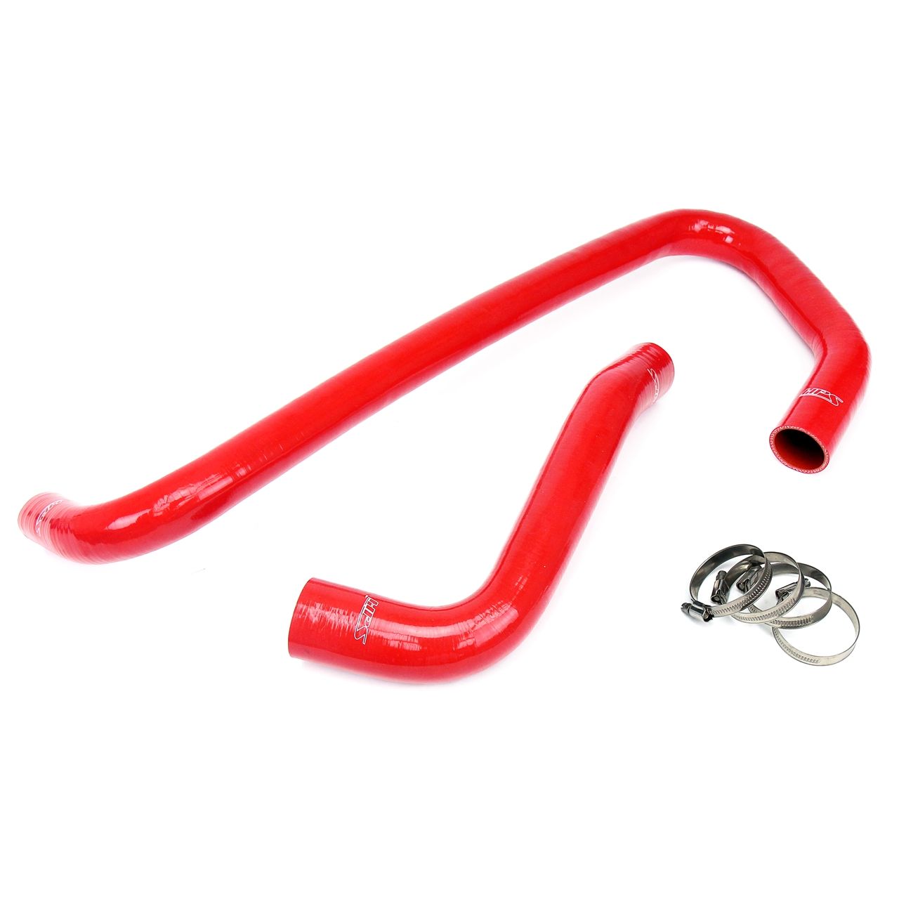 HPS Reinforced Red Silicone Radiator Hose Kit Coolant for Dodge 10-17 Ram Pickup 5.7L V8 Hemi