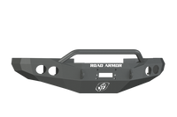Thumbnail for Road Armor 94-96 Dodge 1500/2500 Stealth Front Winch Bumper w/Pre-Runner Guard - Tex Blk