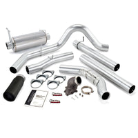 Thumbnail for Banks Power 99 Ford 7.3L w/Cat Conv Monster Exhaust w/ Power Elbow - SS Single Exhaust w/ Black Tip