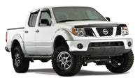 Thumbnail for Bushwacker 06-14 Nissan Frontier Styleside Boss Pocket Style Flares 4pc 73.3in Bed - Black