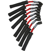Thumbnail for Granatelli 99-23 GM LS2/LS3/LSA/LS7/LS9 Hi-Perf Coil-Near-Plug Wire Conn Kit w/Red Jacket/Blk Sleeve