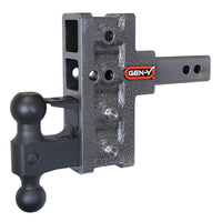 Thumbnail for Gen-Y Mega Duty 2in Shank 5in Offset Drop 2K TW 16K Hitch w/GH-051 Dual-Ball/GH-032 Pintle Lock