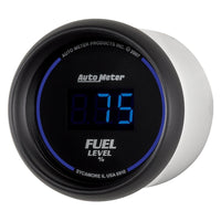 Thumbnail for Autometer Cobalt Digital 52.4mm Black Programmable Empty-Full Range Fuel Level Gauge