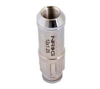 Thumbnail for NRG 700 Series M12 X 1.25 Steel Lug Nut w/Dust Cap Cover Set 21 Pc w/Locks & Lock Socket - Silver