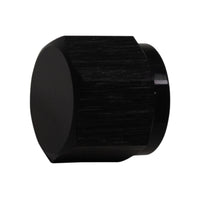 Thumbnail for DeatschWerks 6AN Female Flare Cap - Anodized Matte Black