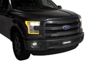 Thumbnail for Putco 15-17 Ford F-150 - SS Black Bar Design w/10in Luminix Light Bar Bumper Grille Inserts