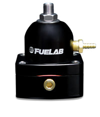 Thumbnail for Fuelab 515 EFI Adjustable FPR Large Seat 25-90 PSI (2) -6AN In (1) -6AN Return - Black