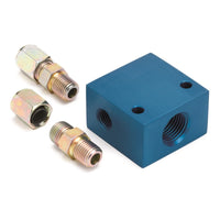 Thumbnail for Autometer Temperature Manifofld Adaptor for 3/8 O.D. Tubing
