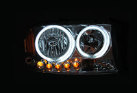Thumbnail for ANZO 2007-2014 Chevy TahOE Crystal Headlight Chrome Amber(OE)