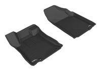 Thumbnail for 3D MAXpider 2016-2018 Nissan Altima Sedan Kagu 1st Row Floormat - Black