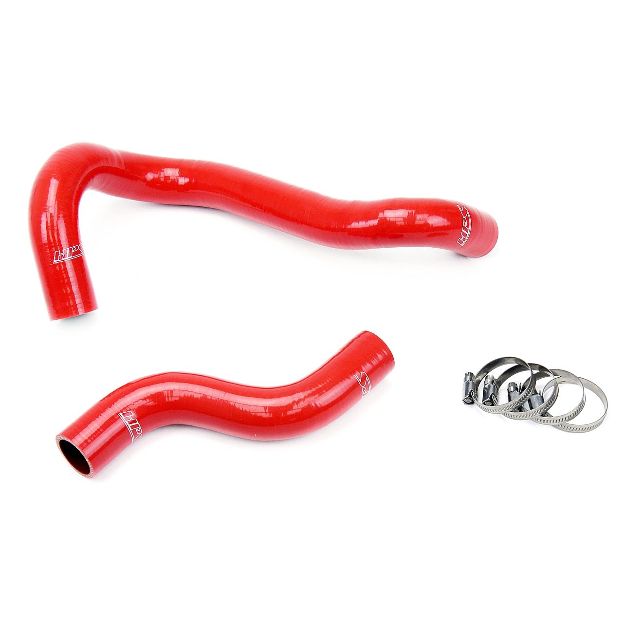 HPS Reinforced Red Silicone Radiator Hose Kit Coolant for Datsun 74-78 260Z