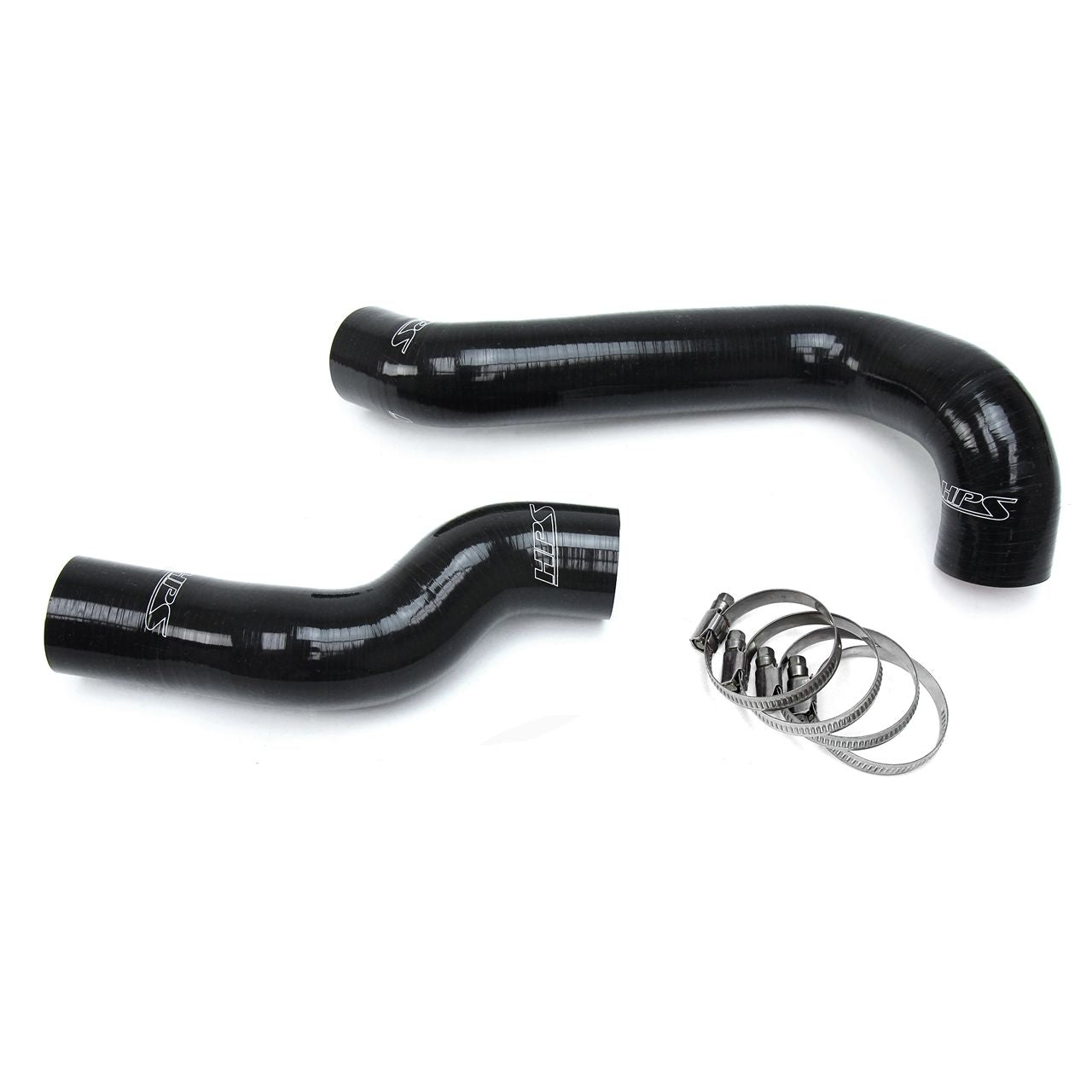 HPS Black Reinforced Silicone Radiator Hose Kit Coolant for BMW 01-06 E46 325Ci M54 2.5L