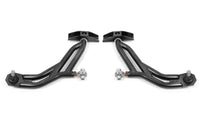 Thumbnail for BMR 10-14 Ford Mustang Adj. Lower A-Arms Delrin/Rod End w/ 19mm STD. Ball Joint - Black Hammertone