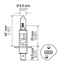 Thumbnail for Hella Bulb H1 12V 55W P14.5s T2.5 LONGLIFE