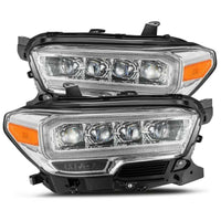 Thumbnail for AlphaRex 16-20 Toyota Tacoma NOVA LED Projector Headlights Plank Style Chrome w/Activation Light