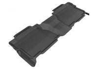 Thumbnail for 3D MAXpider 2007-2013 Toyota Tundra Crewmax Kagu 2nd Row Floormats - Black