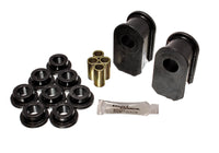 Thumbnail for Energy Suspension Ford F100/150/250 Blk Fr & Rr A Style 1in Dia Sway Bar 3-1/2in Tall Bushing Sets
