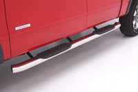 Thumbnail for Lund 07-17 Chevy Silverado 1500 Ext. Cab 5in. Curved Oval SS Nerf Bars - Polished