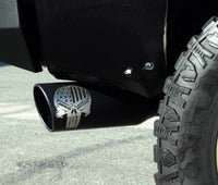 Thumbnail for Gibson 11-14 Ford F-150 XLT 3.7L 4in Patriot Skull Series Cat-Back Single Exhaust - Stainless