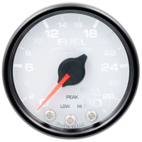 Thumbnail for Autometer Spek-Pro Gauge Fuel Press 2 1/16in 30psi Stepper Motor W/Peak & Warn Wht/Blk
