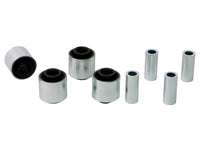 Thumbnail for Whiteline Plus 9/89-8/09 Subaru Legacy Rear Control Arm Lower Front Inner & Outer Bushing Kit