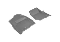Thumbnail for 3D MAXpider 2017-2019 Ford F-250/350/450 Kagu 1st Row Floormat - Gray