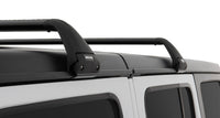 Thumbnail for Rhino-Rack 07-22 Jeep Wrangler JK/JL 4 Door Hard Top Vortex SG 2 Bar Roof Rack - Black