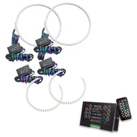 Thumbnail for Oracle BMW 3 Series 06-11 Halo Kit - Projector - ColorSHIFT w/ 2.0 Controller SEE WARRANTY