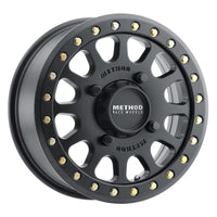 Thumbnail for Method MR401 UTV Beadlock 15x6 / 5+1/53mm Offset / 4x156 / 132mm CB Matte Black Wheel