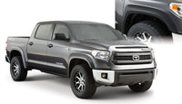 Thumbnail for Bushwacker 14-18 Toyota Tundra Fleetside Extend-A-Fender Style Flares 4pc - Black