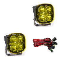 Thumbnail for Baja Designs Squadron Pro Series Spot Pattern LED Light Pods - Amber