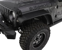 Thumbnail for Bushwacker 2018+ Jeep Wrangler (JL) Unlimited Flat Style Flares 4pc - Black