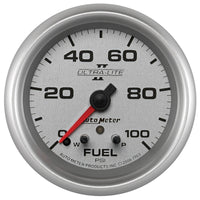 Thumbnail for Autometer Ultra-Lite II 2 5/8in 0-100 PSI Full Sweep Electronic Fuel Pressure Gauge