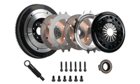 Thumbnail for DKM Clutch VW/Audi 2.0L TSI (8 Bolt) Ceramic Twin Disc MR Clutch w/Flywheel (650 ft/lbs Torque)