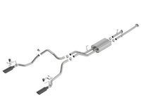 Thumbnail for Borla 14-18 Toyota Tundra 4.6L/5.7L V8 AT 2&4WD Crew Max Cat-Back Touring Exhaust - Black Chrome Tip