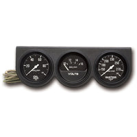 Thumbnail for Autometer Autogage 66.7mm Mech 0-100PSI/0-16Volts/130-280 Deg F Oil Press/Volt/Water Temp Gauge