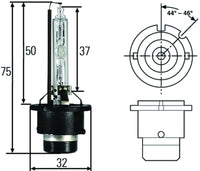 Thumbnail for Hella D2S 35W High Intensity Discharge Capsule