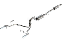 Thumbnail for Borla F-150 2021 3.3L CC SB EC STB XL/XLT/Lariat/KR/Plnm/LTD 3/2.25 SRE Cat-Back ATAK Chrome Tips