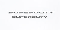 Thumbnail for Putco 17-19 Ford SUPERDUTY Letters (Stamped/Black Platinum) Tailgate/Rear