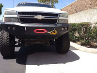 Thumbnail for Road Armor 03-07 Chevy 2500 Stealth Front Winch Bumper - Tex Blk