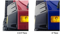 Thumbnail for Bushwacker 97-06 Jeep TJ Pocket Style Flares 4pc - Black