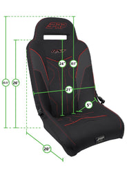 Thumbnail for PRP Honda Talon 1000X-4 RST Rear Suspension Seat